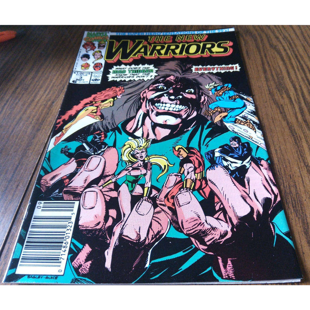 The New Warriors #3 (September 1990 Marvel Comics)
